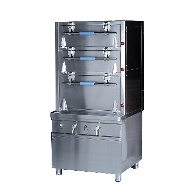 Three door six story energy-saving seafood steaming cabinet